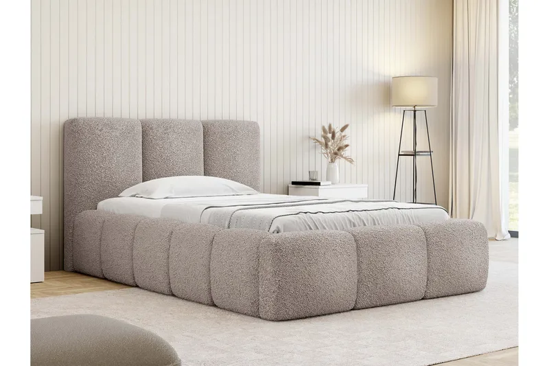 Salvenor Sängram med Förvaring 90x200 cm - Rosa - Möbler - Säng - Sängram & sängstomme