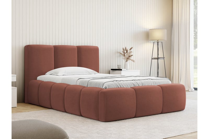 Salvenor Sängram med Förvaring 90x200 cm - Rosa - Möbler - Säng - Sängram & sängstomme