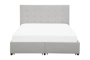 Sandrick Dubbelsäng med Förvaring 140x200 - Grå - Möbler - Säng - Säng med förvaring