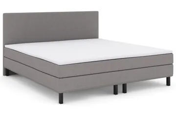 Select No 1 Komplett Sängpaket 210x210 - Ljusgrå/Svart - Möbler - Säng - Kontinentalsäng