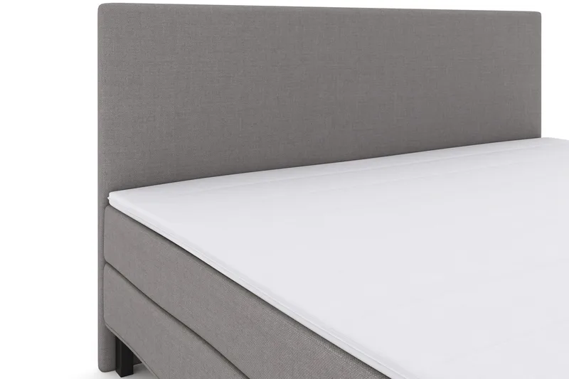 Select No 1 Komplett Sängpaket 210x210 - Ljusgrå/Svart - Möbler - Säng - Kontinentalsäng