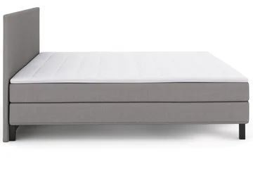Select No 1 Komplett Sängpaket 210x210 - Ljusgrå/Svart - Möbler - Säng - Kontinentalsäng