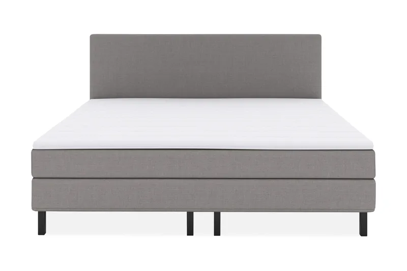 Select No 1 Komplett Sängpaket 210x210 - Ljusgrå/Svart - Möbler - Säng - Kontinentalsäng