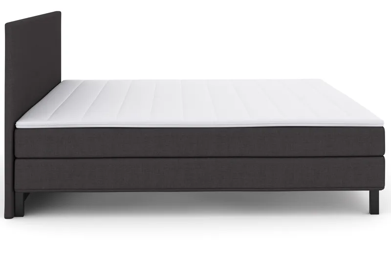 Select No 1 Komplett Sängpaket 210x210 - Mörkgrå/Svart - Möbler - Säng - Kontinentalsäng