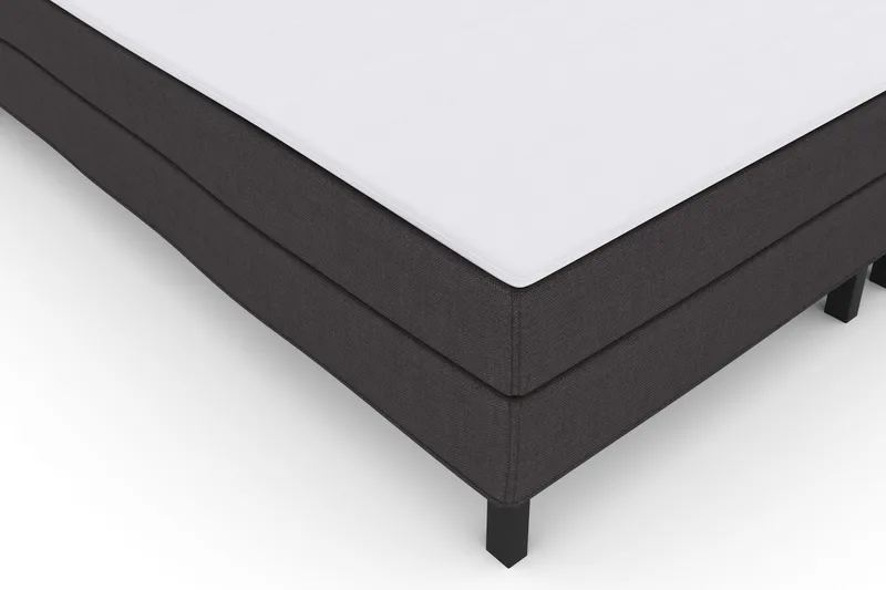 Select No 1 Komplett Sängpaket 210x210 - Mörkgrå/Svart - Möbler - Säng - Kontinentalsäng