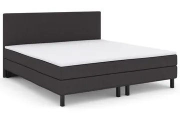 Select No 1 Komplett Sängpaket 210x210 - Mörkgrå/Svart - Möbler - Säng - Kontinentalsäng