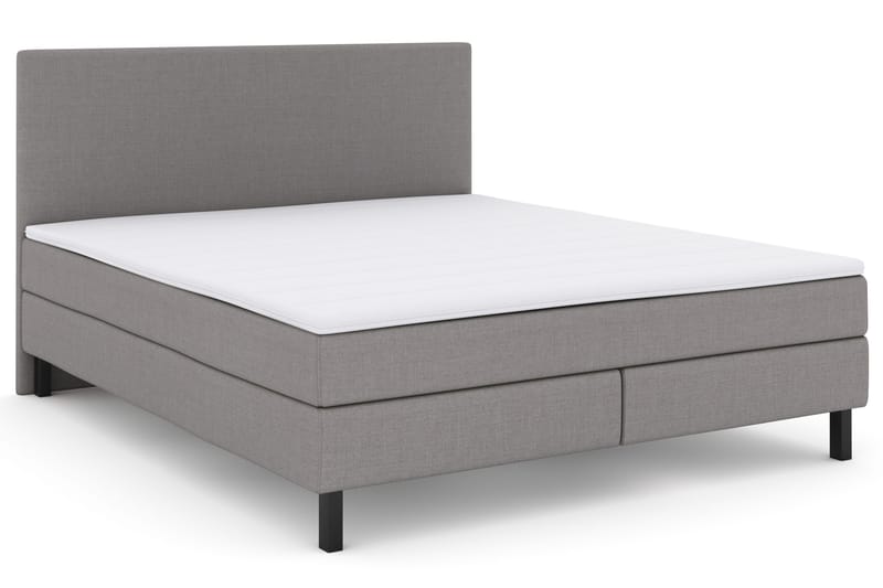 Select No 2 Komplett Sängpaket 180x200 - Ljusgrå/Svart - Möbler - Säng - Kontinentalsäng