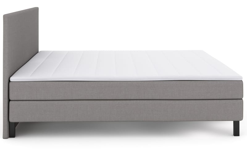 Select No 2 Komplett Sängpaket 210x210 - Ljusgrå/Svart - Möbler - Säng - Kontinentalsäng