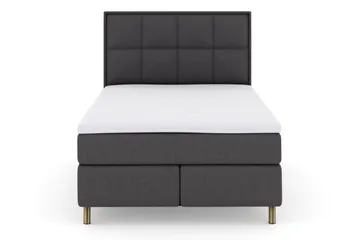 Select No 3 Komplett Sängpaket 140x200 Fast/Medium - Mörkgrå/Koppar - Möbler - Säng - Kontinentalsäng