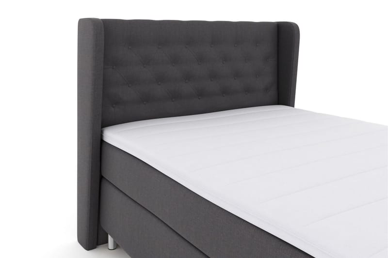 Select No 3 Komplett Sängpaket 140x200 Fast/Medium - Mörkgrå/Metall - Möbler - Säng - Kontinentalsäng