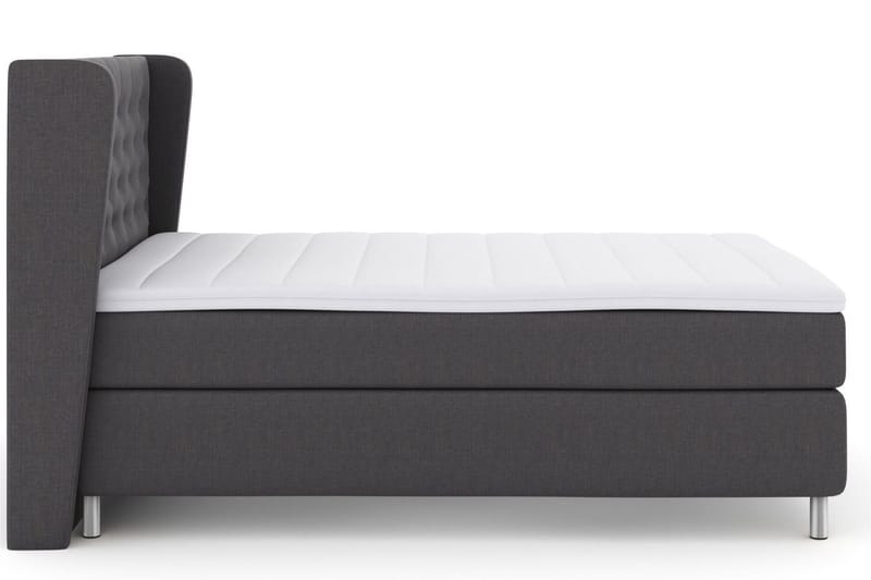 Select No 3 Komplett Sängpaket 140x200 Fast/Medium - Mörkgrå/Metall - Möbler - Säng - Kontinentalsäng