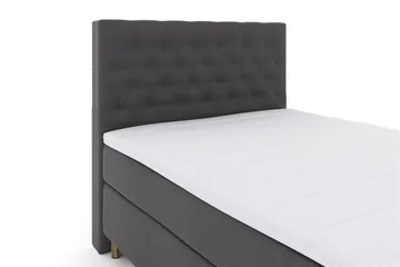 Select No 3 Komplett Sängpaket 140x200 Medium - Mörkgrå/Koppar - Möbler - Säng - Kontinentalsäng