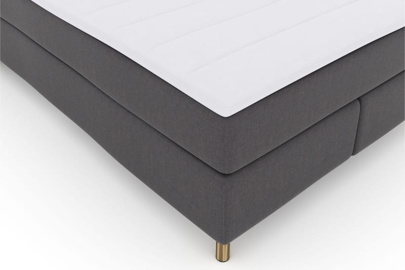 Select No 3 Komplett Sängpaket 140x200 Medium - Mörkgrå/Koppar - Möbler - Säng - Kontinentalsäng