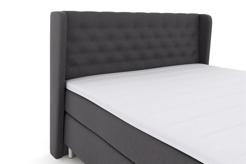 Select No 3 Komplett Sängpaket 160x200 Fast/Medium - Mörkgrå/Metall - Möbler - Säng - Kontinentalsäng