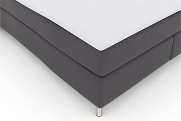 Select No 3 Komplett Sängpaket 160x200 Fast/Medium - Mörkgrå/Metall - Möbler - Säng - Kontinentalsäng