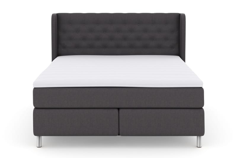 Select No 3 Komplett Sängpaket 180x200 Fast - Mörkgrå/Metall - Möbler - Säng - Kontinentalsäng