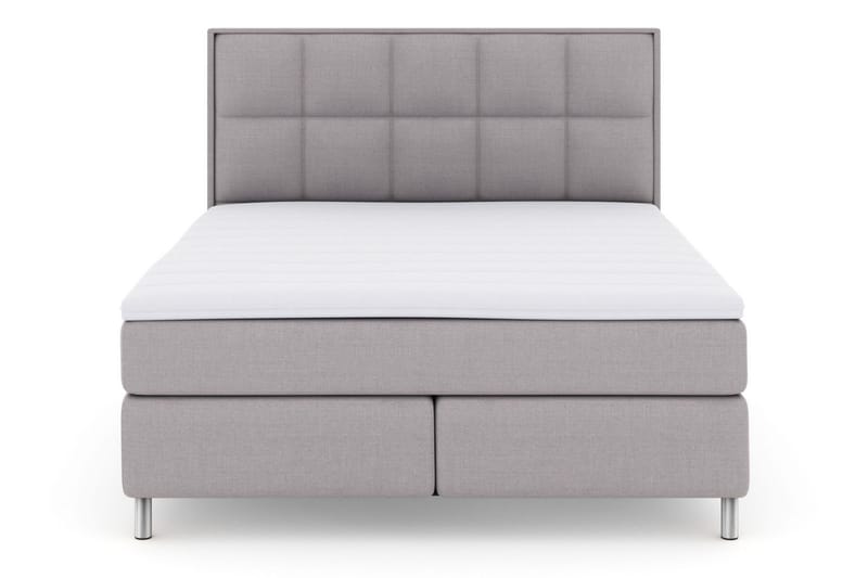 Select No 3 Komplett Sängpaket 180x200 Fast/Medium - Ljusgrå/Metall - Möbler - Säng - Kontinentalsäng