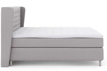 Select No 3 Komplett Sängpaket 180x200 Fast/Medium - Ljusgrå/Metall - Möbler - Säng - Kontinentalsäng