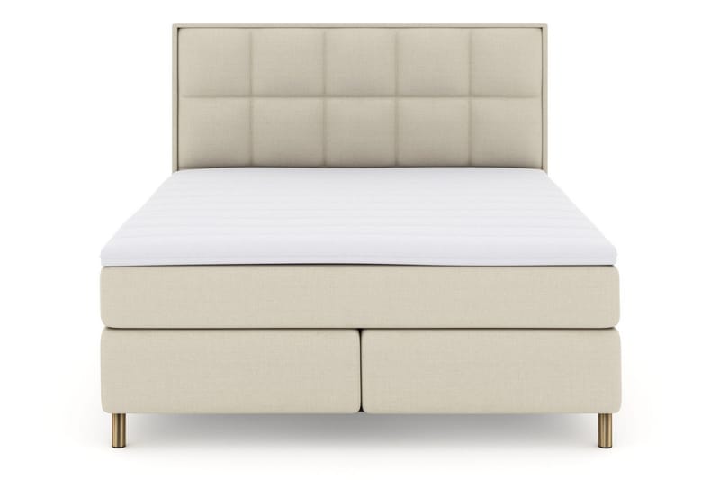 Select No 3 Komplett Sängpaket 180x200 Medium, Beige/Koppar