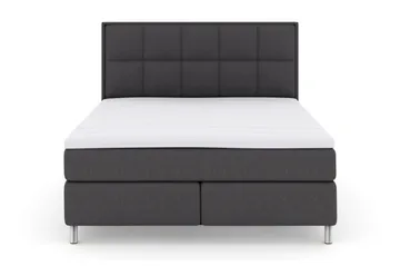 Select No 3 Komplett Sängpaket 210x210 Fast - Mörkgrå/Metall - Möbler - Säng - Kontinentalsäng