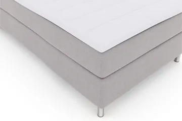 Select No 3 Kontinentalsäng 120x200 Medium - Ljusgrå/Metall - Möbler - Säng - Kontinentalsäng