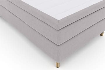 Select No 4 Komplett Sängpaket 120x200 Fast - Ljusgrå/Koppar - Möbler - Säng - Kontinentalsäng