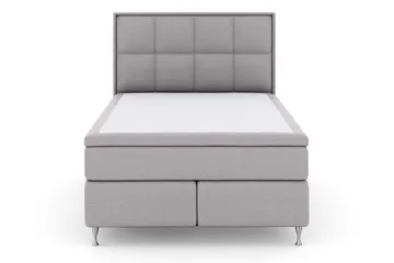 Select No 4 Komplett Sängpaket 140x200 Fast - Ljusgrå/Silver - Möbler - Säng - Kontinentalsäng