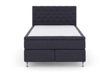 Select No 4 Komplett Sängpaket 140x200 Fast/Medium - Blå/Silver - Möbler - Säng - Kontinentalsäng