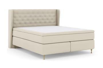 Select No 4 Komplett Sängpaket 160x200 Medium - Beige/Guld - Möbler - Säng - Kontinentalsäng