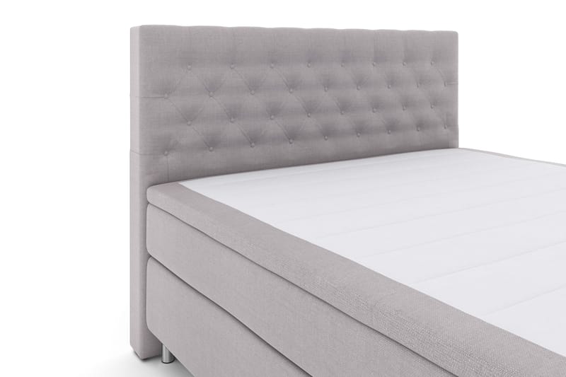 Select No 4 Komplett Sängpaket 180x200 Fast - Ljusgrå/Metall - Möbler - Säng - Kontinentalsäng