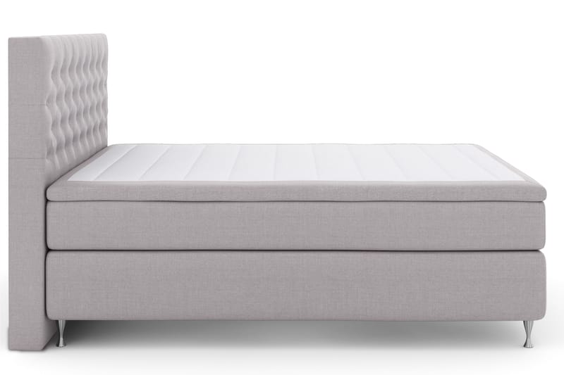 Select No 4 Komplett Sängpaket 180x200 Fast - Ljusgrå/Silver - Möbler - Säng - Kontinentalsäng