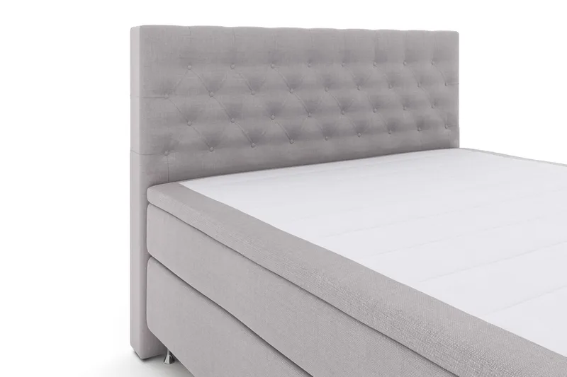 Select No 4 Komplett Sängpaket 180x200 Fast - Ljusgrå/Silver - Möbler - Säng - Kontinentalsäng