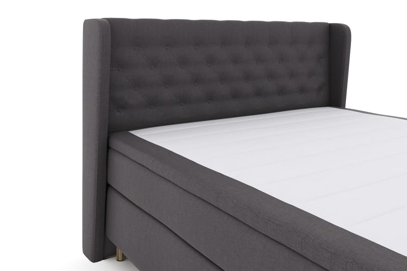 Select No 4 Komplett Sängpaket 180x200 Fast - Mörkgrå/Koppar - Möbler - Säng - Kontinentalsäng