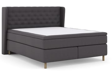 Select No 4 Komplett Sängpaket 180x200 Fast - Mörkgrå/Koppar - Möbler - Säng - Kontinentalsäng
