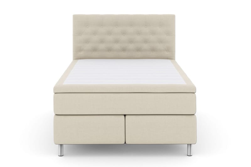 Select No 4 Kontinentalsäng 140x200 Fast/Medium - Beige/Metall - Möbler - Säng - Kontinentalsäng