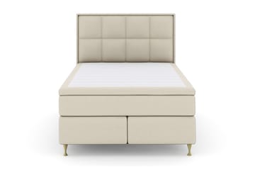 Select No 5 Komplett Sängpaket 140x200 Fast/Medium Latex - Beige/Guld - Möbler - Säng - Kontinentalsäng