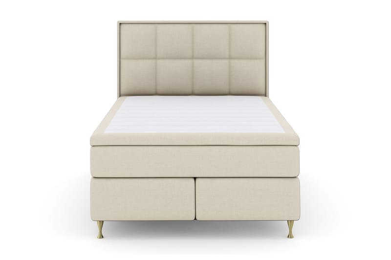 Select No 5 Komplett Sängpaket 140x200 Fast/Medium Latex - Beige/Guld - Möbler - Säng - Kontinentalsäng