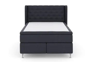 Select No 5 Komplett Sängpaket 140x200 Fast/Medium Latex - Blå/Silver - Möbler - Säng - Kontinentalsäng