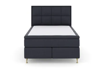 Select No 5 Komplett Sängpaket 140x200 Fast/Medium Watergel - Blå/Guld - Möbler - Säng - Kontinentalsäng
