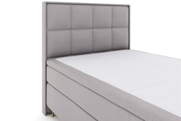 Select No 5 Komplett Sängpaket 140x200 Fast/Medium Watergel - Ljusgrå/Guld - Möbler - Säng - Kontinentalsäng