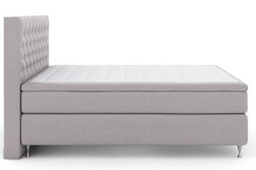 Select No 5 Komplett Sängpaket 180x200 Fast Watergel - Ljusgrå/Silver - Möbler - Säng - Kontinentalsäng