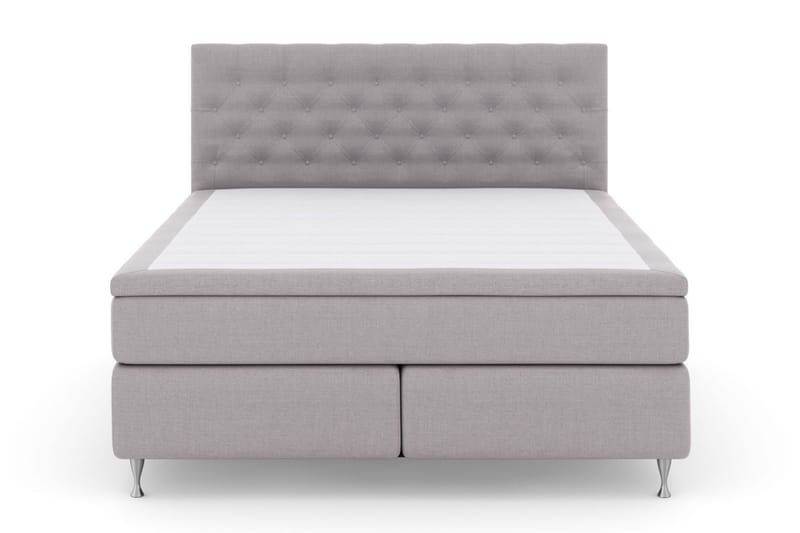 Select No 5 Komplett Sängpaket 180x200 Fast Watergel, Ljusgrå/Silver