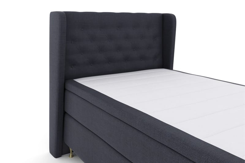 Select No 6 Komplett Sängpaket 120x200 Medium Memory/Pocket - Blå/Guld - Möbler - Säng - Kontinentalsäng
