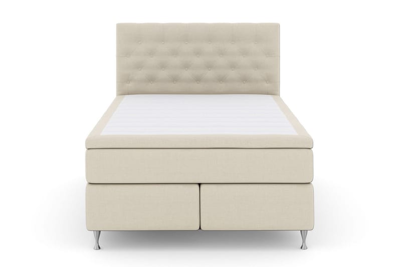 Select No 6 Komplett Sängpaket 140x200 Fast Latex/Memory, Beige/Silver