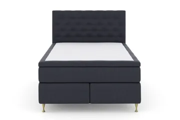 Select No 6 Komplett Sängpaket 140x200 F/M Latex/Memory - Blå/Guld - Möbler - Säng - Kontinentalsäng