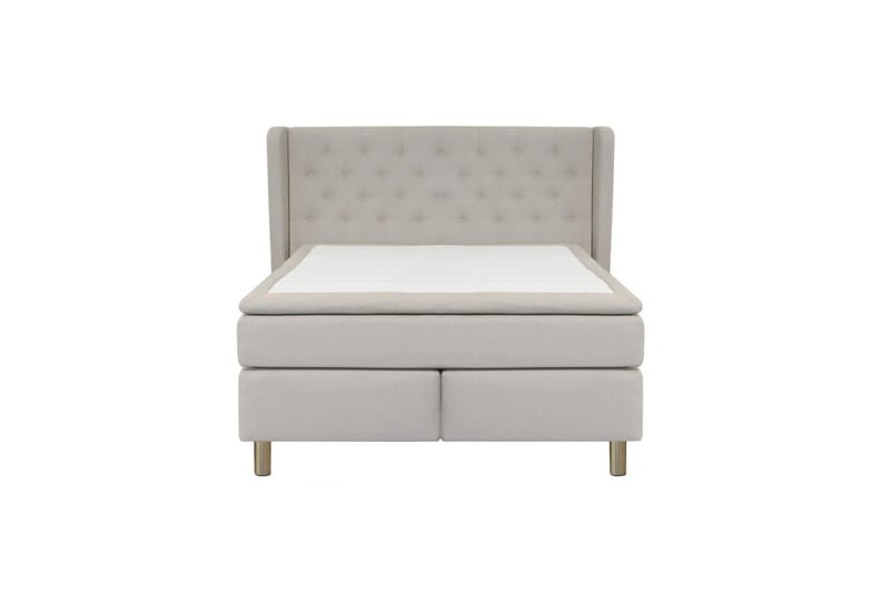 Select No 6 Komplett Sängpaket 140x200 F/M Memory/Pocket, Beige/Koppar