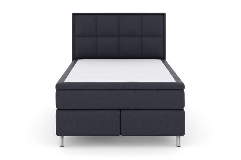 Select No 6 Komplett Sängpaket 140x200 F/M Memory/Pocket, Blå/Metall