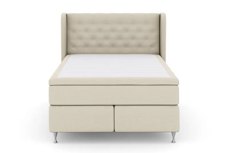 Select No 6 Komplett Sängpaket 140x200 Medium Latex/Memory, Beige/Silver