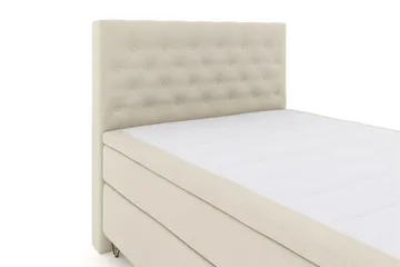 Select No 6 Komplett Sängpaket 160x200 Fast Watergel - Beige/Metall V-form - Möbler - Säng - Kontinentalsäng