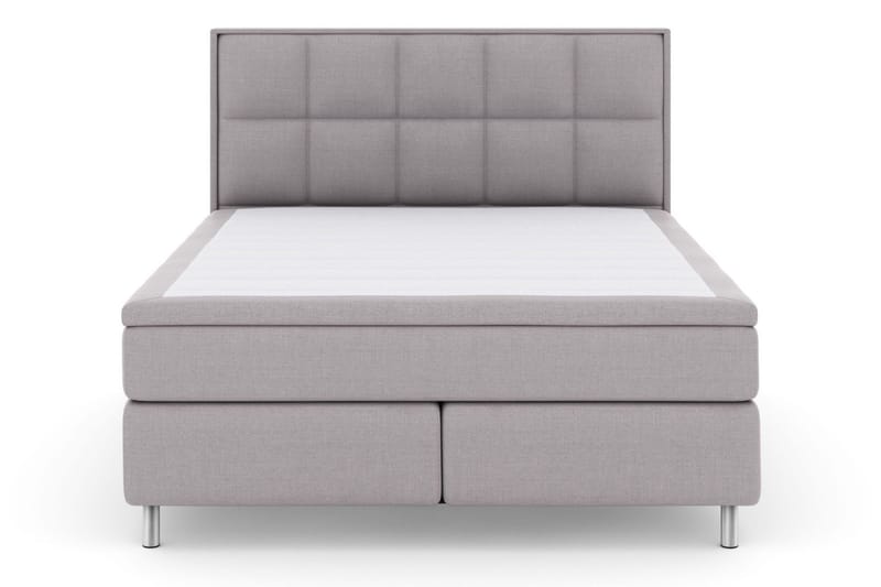 Select No 6 Komplett Sängpaket 180x200 Medium Latex/Memory - Ljusgrå/Metall - Möbler - Säng - Kontinentalsäng